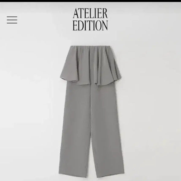 [BUNJANG] Atelier Edition Layered Pants / 아뜰리에에디션 아틀리에에디션 팬츠 레이어드팬츠