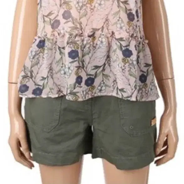 [BUNJANG] Thursday Island Khaki Cotton Shorts / 새옷 S 면반바지 숏팬츠 써스데이아일랜드 카키
