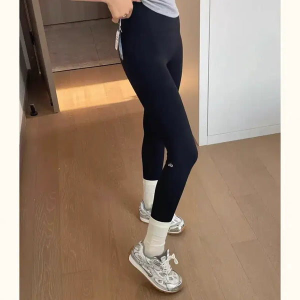 [BUNJANG] Alo Yoga Black 9-Length Leggings Small New / 알로요가 레깅스 블랙 9부 스몰 새제품