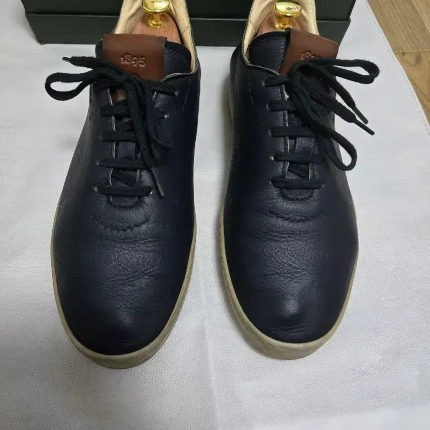 [BUNJANG] Berluti Sneakers Navy Leather Size 7.5 (US 8.5) / 벨루티 스니커즈  260