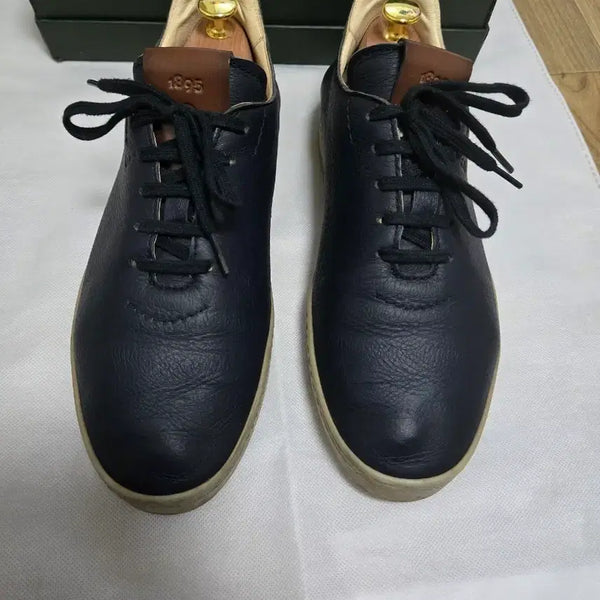 [BUNJANG] Berluti Sneakers Navy Leather Size 7.5 (US 8.5) / 벨루티 스니커즈  260
