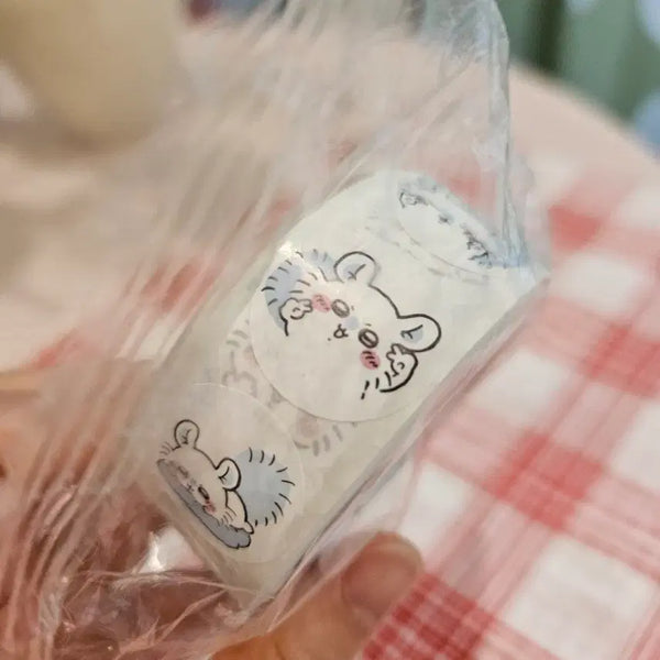 [BUNJANG] Monchouchi Momonga Roll Stickers (500 pcs) / 먼작귀 모몽가 롤스티커 500p