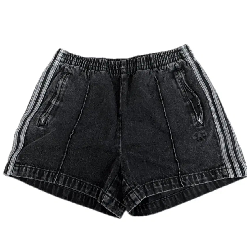 [BUNJANG] Adidas Denim Black Short Pants / 아디다스 데님 블랙 숏팬츠 반바지
