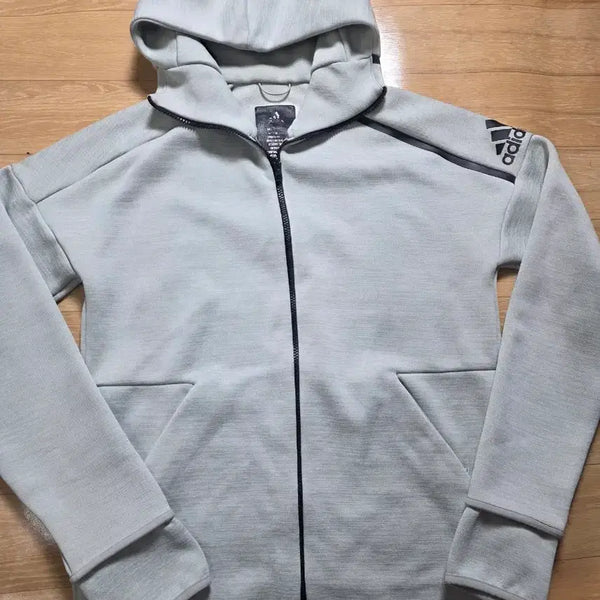 [BUNJANG] Adidas Hooded Zip-Up Jacket Mint / 파격세일)..100.아디다스 후드집업 톤 다운 민트 져지