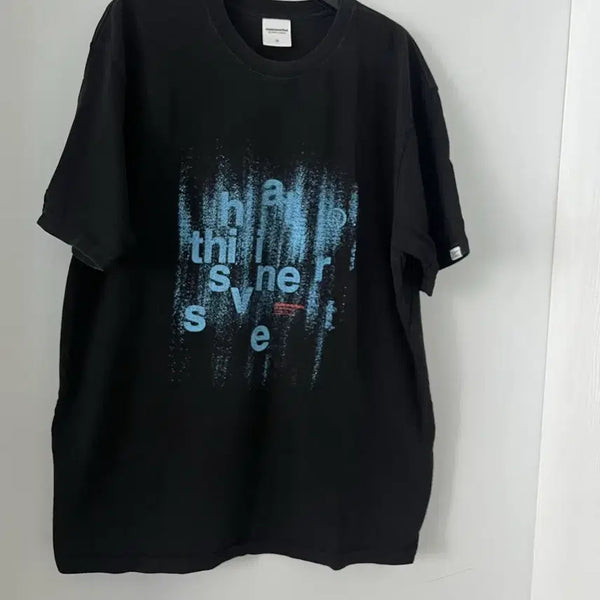 [BUNJANG] thisisneverthat Graphic Lettering T-Shirt (Black) Size M / thisisneverthat 그래픽 레터링 반팔 티셔츠 M
