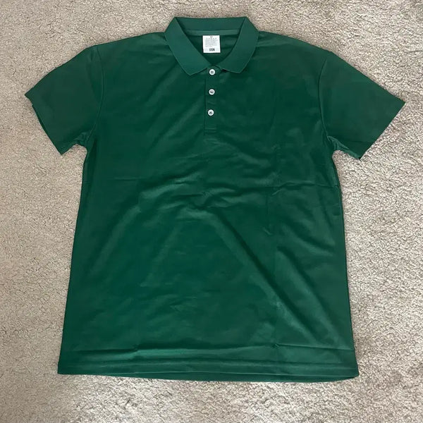[BUNJANG] Men's Short-Sleeve Polo Shirt - Green / 남성용 반팔 카라티 골프웨어 새상품 (그린)