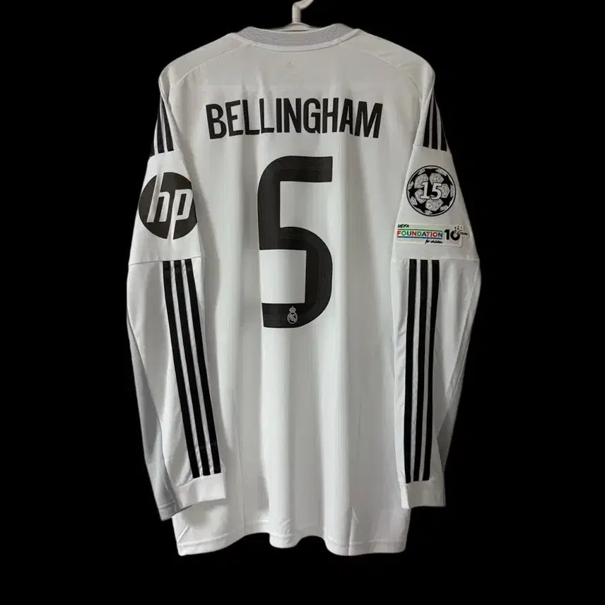 [BUNJANG] Real Madrid 25/26 Bellingham Long Sleeve Home Jersey XL / [국내XL] 25/26 레알마드리드 홈 긴팔 벨링엄 유니폼