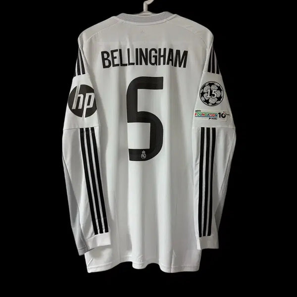 [BUNJANG] Real Madrid 25/26 Bellingham Long Sleeve Home Jersey XL / [국내XL] 25/26 레알마드리드 홈 긴팔 벨링엄 유니폼