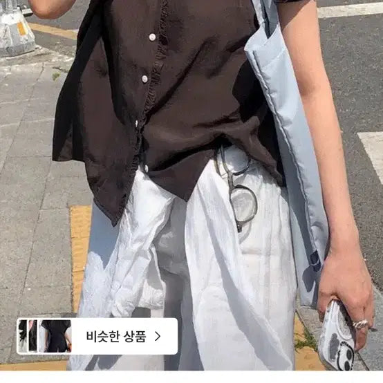 [BUNJANG] Spring Comma Frill Blouse / 스프링콤마 프릴블라우스