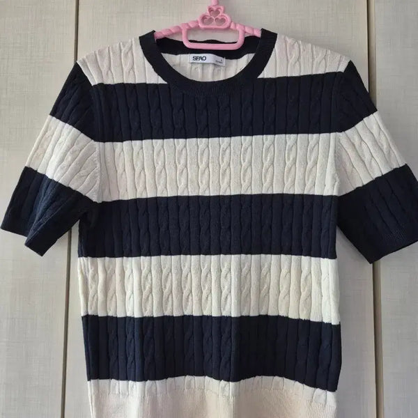 [BUNJANG] SPAO Half-Sleeve Knit L / 스파오 반팔 니트 L