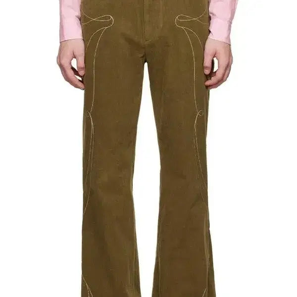 [BUNJANG] TheOpen Product Front Jean Corduroy Pants Beige Size 3 / 오픈와이와이(TheOpen Product / OPEN YY) 프론트 진 코듀로이 팬츠 베이지 3사이즈