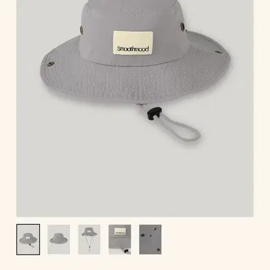 [BUNJANG] SMOOTH MOOD Safari Hat (Gray) / [스무드무드]사파리햇(그레이)
