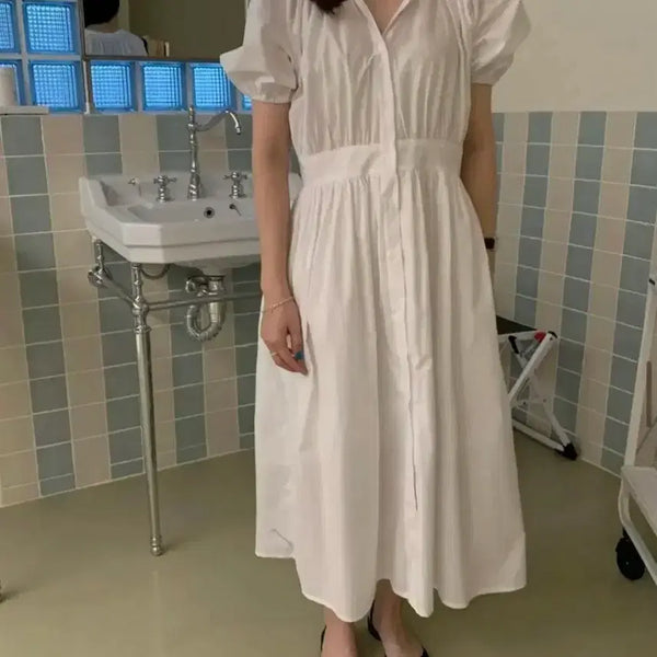 [BUNJANG] Pretty Young Thing (PYT) Combing Dress Ivory / pyt 프리티영띵 콤비셔링원피스