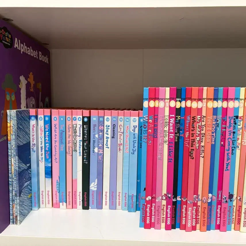 [BUNJANG] English EGG Step 1, 2, 3 Set with Monkey Book, Egg Pen, and Parent Guidebook / English EGG 잉글리시에그 Step1,2,3/몽키북/에그펜/부모가이드북/CD(step1-3)/에그펜