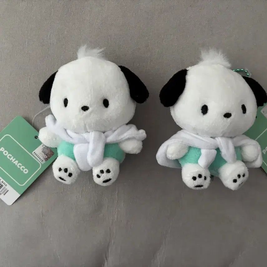 [BUNJANG] Pochacco Plush Keychain and Cozy Blanket / 포차코 인형 키링 포근 담요