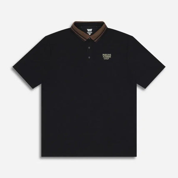 [BUNJANG] PXG Black Shoulder Trim Golf Polo T-Shirt (Men's Medium / Korean Size 105) / [새상품] PXG 블랙 숄더 트림 골프 반팔티 (105)