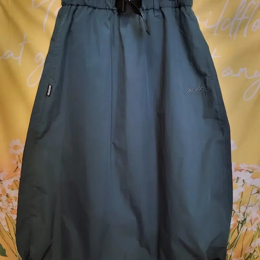 [BUNJANG] Outdoor Skirt Long Skirt Teal - Size S / S]    아웃도어 스커트 청녹색 롱스커트