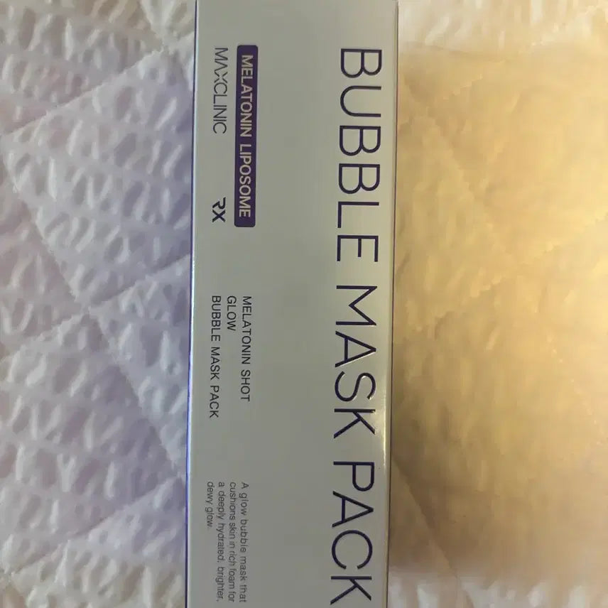 [BUNJANG] Maxclinic Melatonin Shot Glow Bubble Mask Pack 80ml / 맥스클리닉 멜라토닌 샷 글로우 버블 마스크팩 80ml (미개봉새상품)