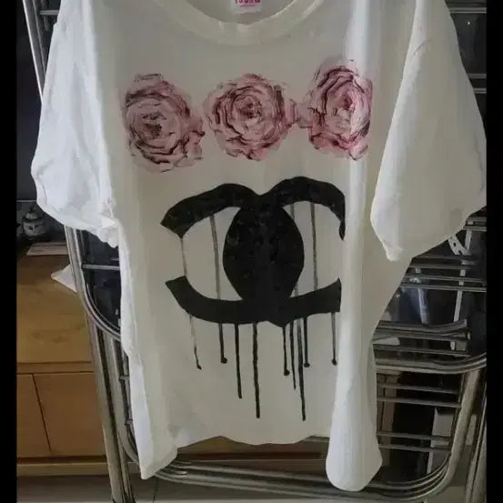 [BUNJANG] T.GIRL White Short Sleeve T-Shirt / T.GIRL 반팔 티셔츠 화이트