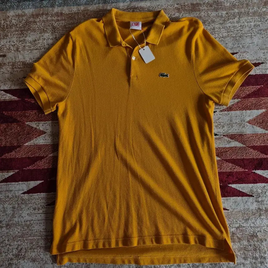 [BUNJANG] Lacoste Live Embroidered Logo Short Sleeve Polo T-Shirt (Size 5) / 라코스테 라이브 자수로고 반팔 카라티 (5)