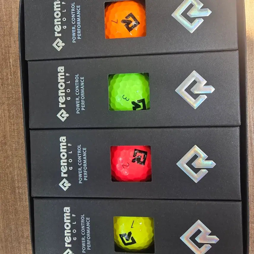 [BUNJANG] Renoma Golf Balls 4-Ball Set / 레노마 골프공