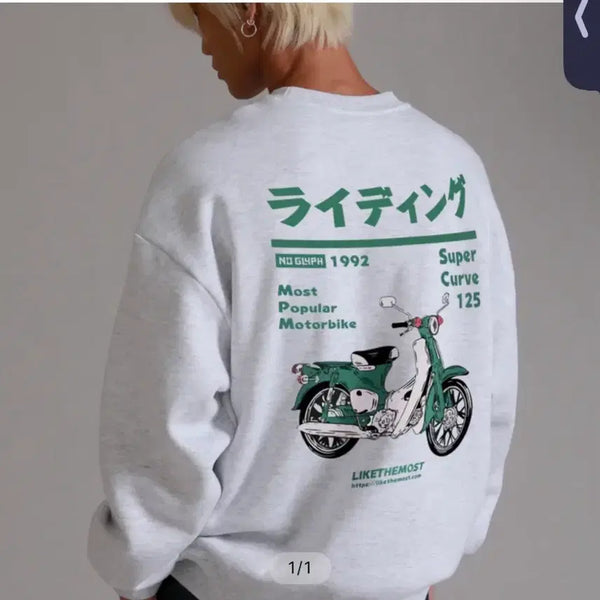 [BUNJANG] Like The Most Blue Sweatshirt / 라이크 더 모스트 블루 맨투맨