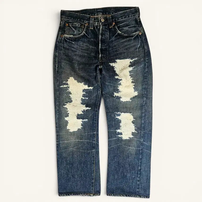 [BUNJANG] Levi's Vintage Clothing LVC 1947 501XX Big E Distressed Selvedge Jeans / [실측30][리바이스]LVC 1947's 501XX 빅E 디스트로이드 셀비지#
