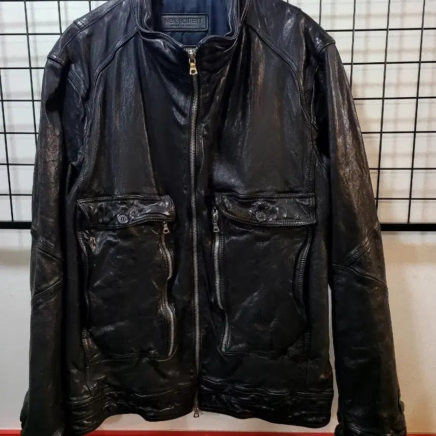 [BUNJANG] Neil Barrett Genuine Leather Jacket / 정품 닐바렛 소가죽 자켓