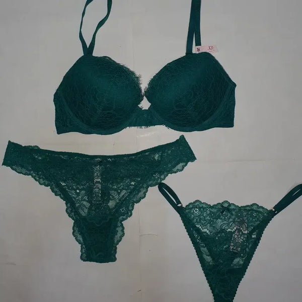 [BUNJANG] Victoria's Secret Dream Angels Push-Up Bra & Panty Set / 빅토리아 시크릿 Dream Angels 속옷 세트 32C/S