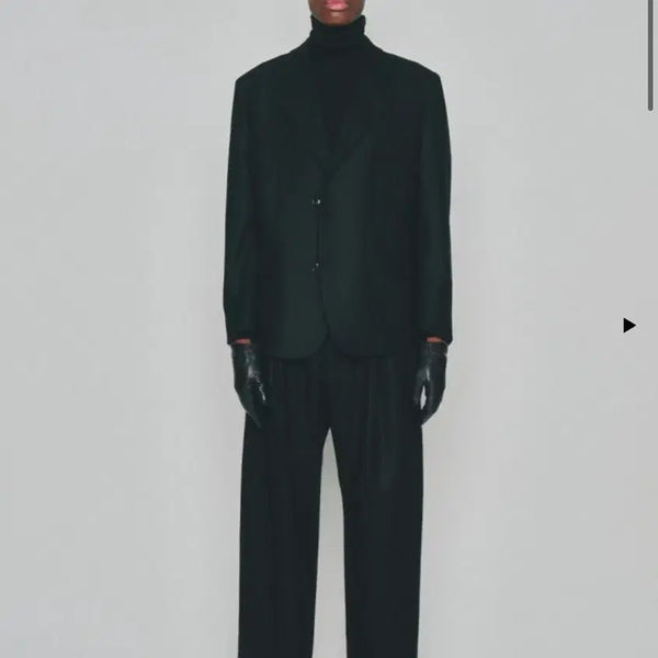 [BUNJANG] Tonywack Italian Wool Flannel Twill Blazer - Black / 토니웩 이탈리안 울 플란넬 트윌 블레이저 L 블랙
