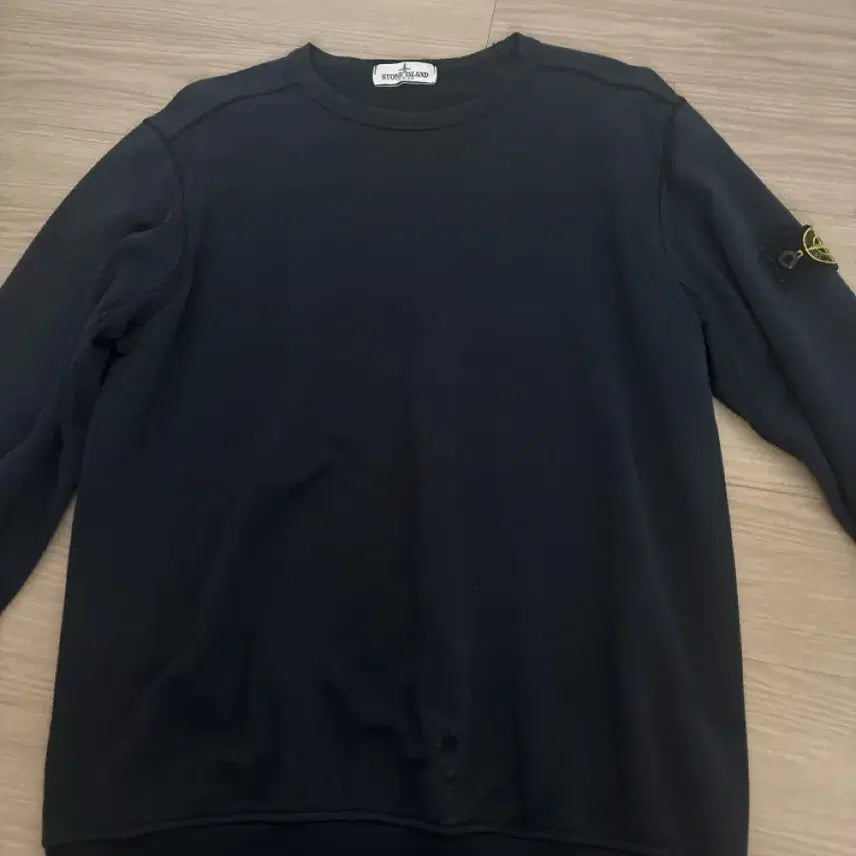 [BUNJANG] Stone Island Crewneck Sweatshirt Navy / 스톤아이랜드