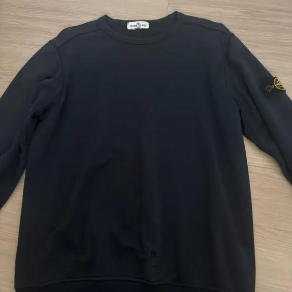 [BUNJANG] Stone Island Crewneck Sweatshirt Navy / 스톤아이랜드