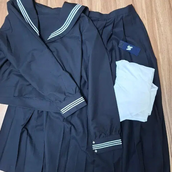[BUNJANG] Black Sailor Suit Costume Set / 흑세라  세일러복 세라복 일괄