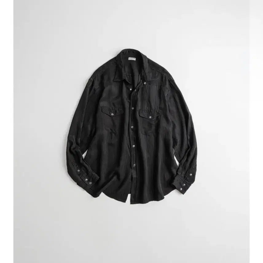 [BUNJANG] Behave Dyed Cupro Western Shirt / 비헤비어 다이드 큐프로 웨스턴 셔츠 3