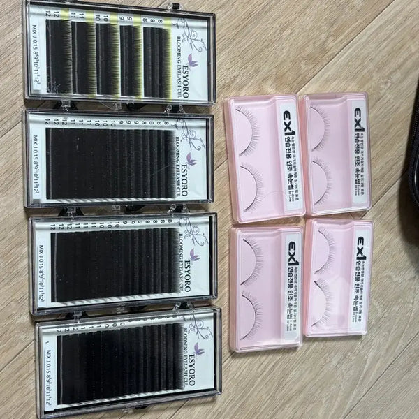[BUNJANG] Makeup National Certification Exam Kit with Mannequin, Carrier, and Eyelashes / 한국 메이크업 국가자격증 시험용 세트 판매 (마네킹 + 캐리어 + 속눈썹 포함)