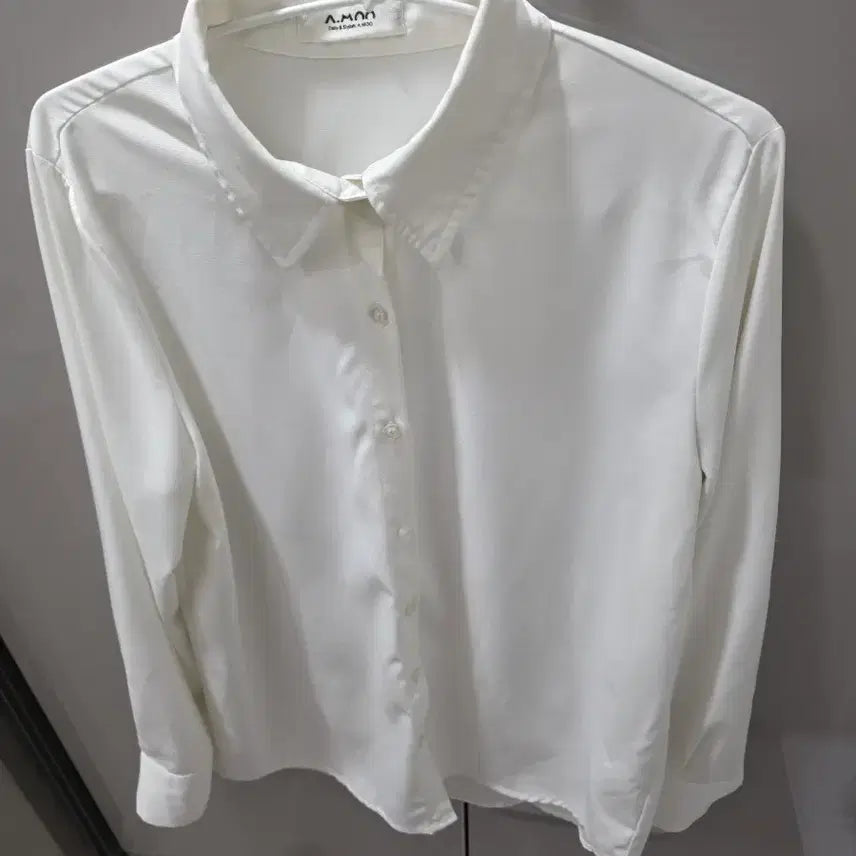 [BUNJANG] Basic Silky Long Sleeve Blouse for Women / 베이직 실키 여자 셔츠 데일리 오피스룩 여성 긴팔 블라우스