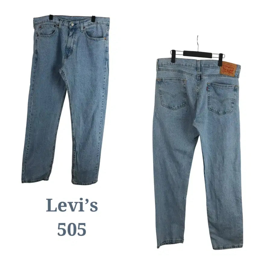 [BUNJANG] Levi's 505 Light Wash Denim Pants / 리바이스 505 연청 데님 팬츠