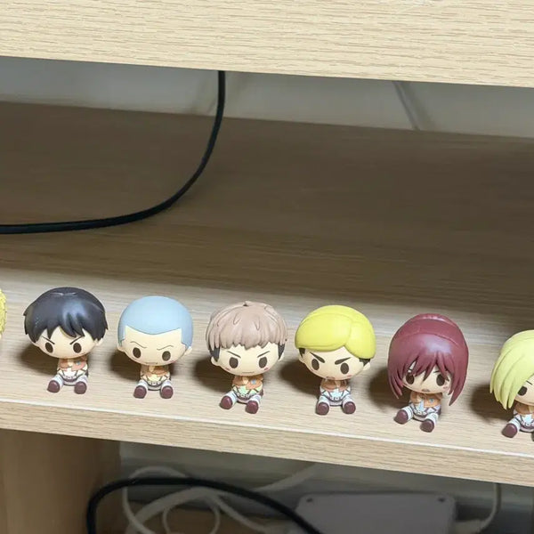 [BUNJANG] Attack on Titan Choco-Noko 7-Piece Set / 진격의거인 초코노코 7종 세트