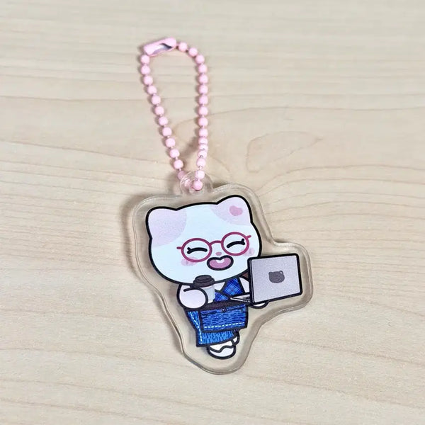 [BUNJANG] ITZY ON AIR Yuna Keyring / 있지 팬미팅 ON AIR 나옹 유나 키링