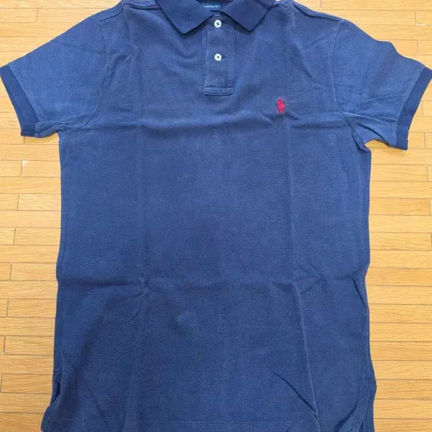 [BUNJANG] Polo Ralph Lauren Navy Custom Fit Polo Shirt / 폴로 랄프로렌 네이비 커스텀핏 카라티
