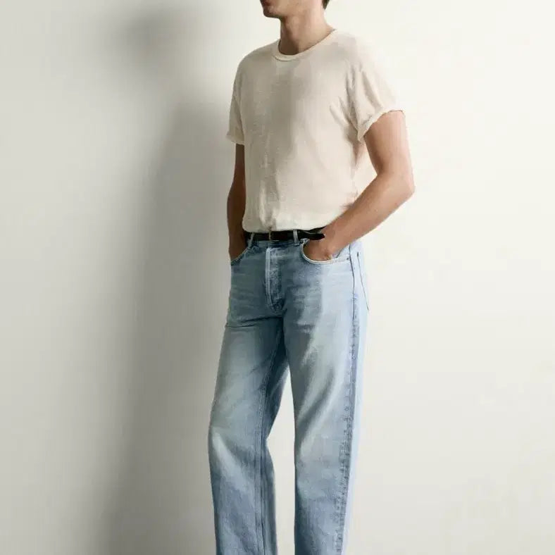 [BUNJANG] Zara Relaxed Fit Light Wash Jeans / [급처] 자라 루즈핏 청바지 연청 팝니다