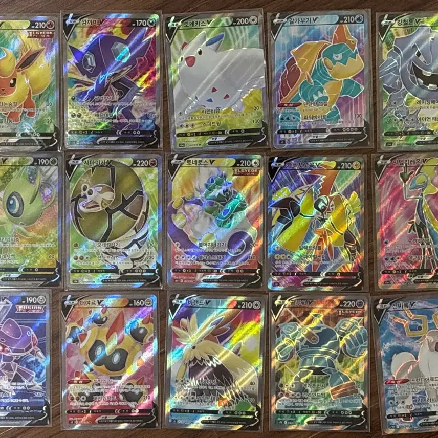 [BUNJANG] Pokemon TCG SR Cards - 15 Card Bundle / 포켓몬카드 V sr카드 15장 일괄 판매