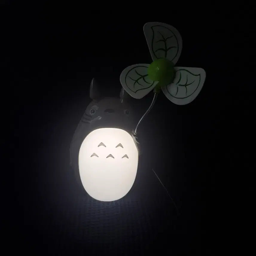 [BUNJANG] Studio Ghibli My Neighbor Totoro USB Rechargeable Fan with Mood Light / [새상품][지브리][이웃집토토로] USB 충전식 바람개비 무드등
