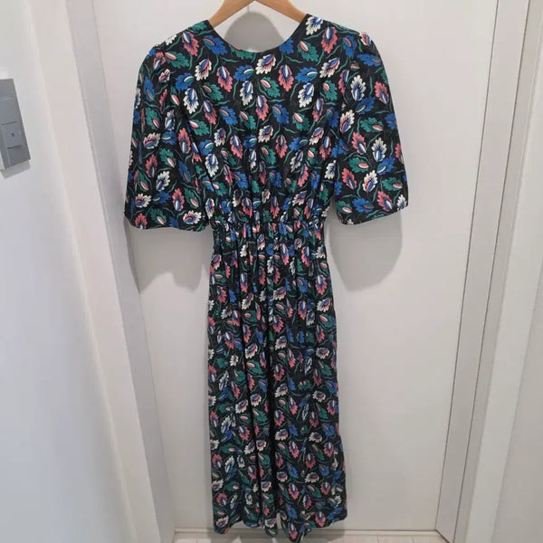 [BUNJANG] Likebnb Flower Pattern Long Dress / 라이크밤 플라워 패턴 롱 원피스