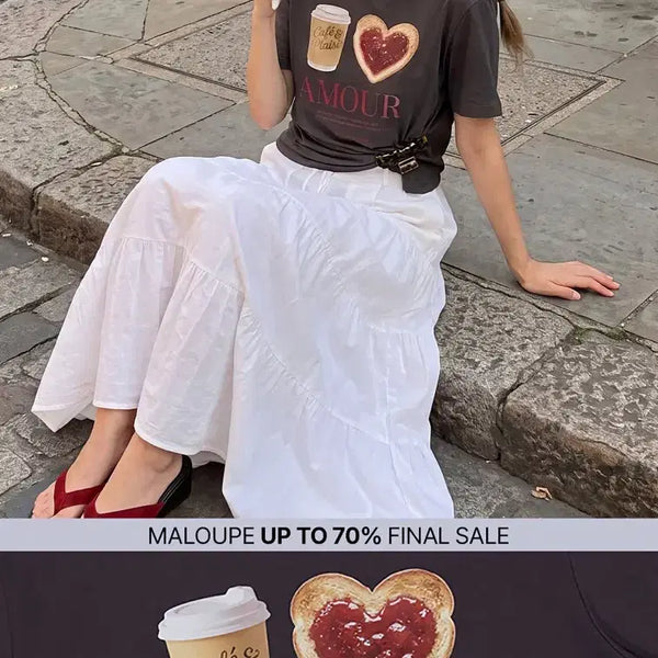 [BUNJANG] Marob Amore Graphic T-Shirt / 마롭 아모레 그래픽 반팔 티셔츠