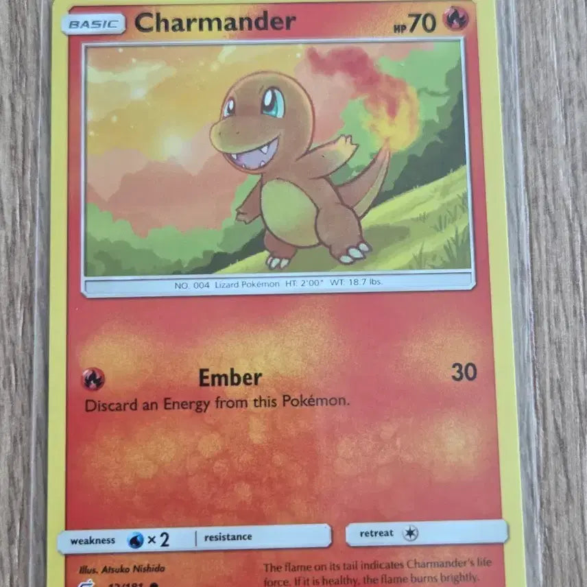 [BUNJANG] Pokemon TCG Sun & Moon 2019 Charmander Card (North American Edition) / 영문(북미판) 포켓몬카드 썬앤문 2019년 파이리 카드