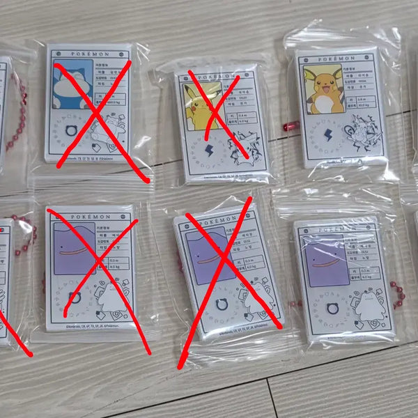 [BUNJANG] Pokemon Lotteria Magnet Snorlax, Ditto, Pikachu / 포켓몬 롯데리아 마그넷 잠만보 메타몽 라이츄
