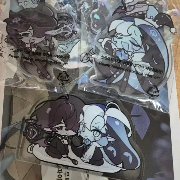 [BUNJANG] Cookkingdom 2nd Official Goods Acrylic Keyring & Corotto Bundle Set / 쿠킹덤 2차 비공굿 쉐밀, 블사 아크릴키링 + 코롯토 일괄