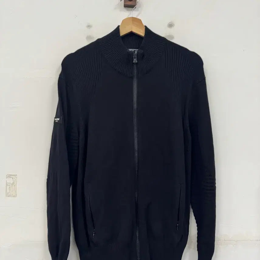 [BUNJANG] Jean-Michel Basquiat Knit Zip-Up Hoodie / (100)장미쉘바스키아 니트집업