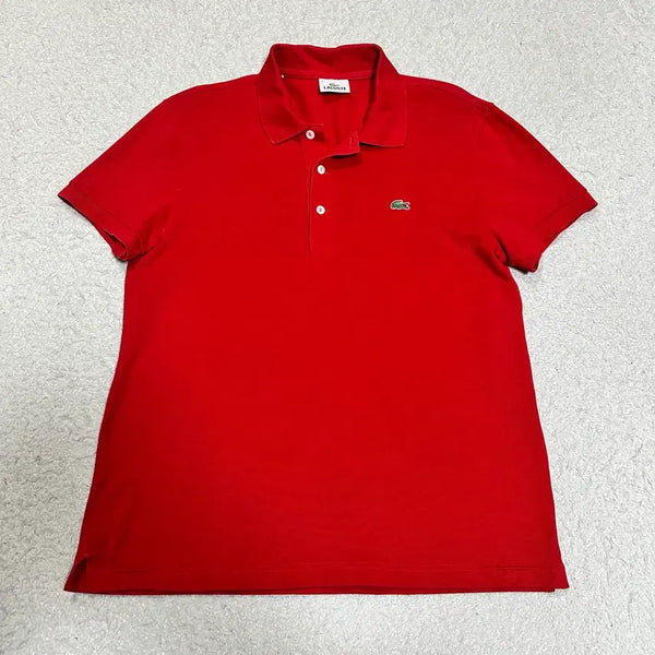 [BUNJANG] Lacoste Short Sleeve Polo Shirt Size 100 / 라코스테 반팔 카라티 100